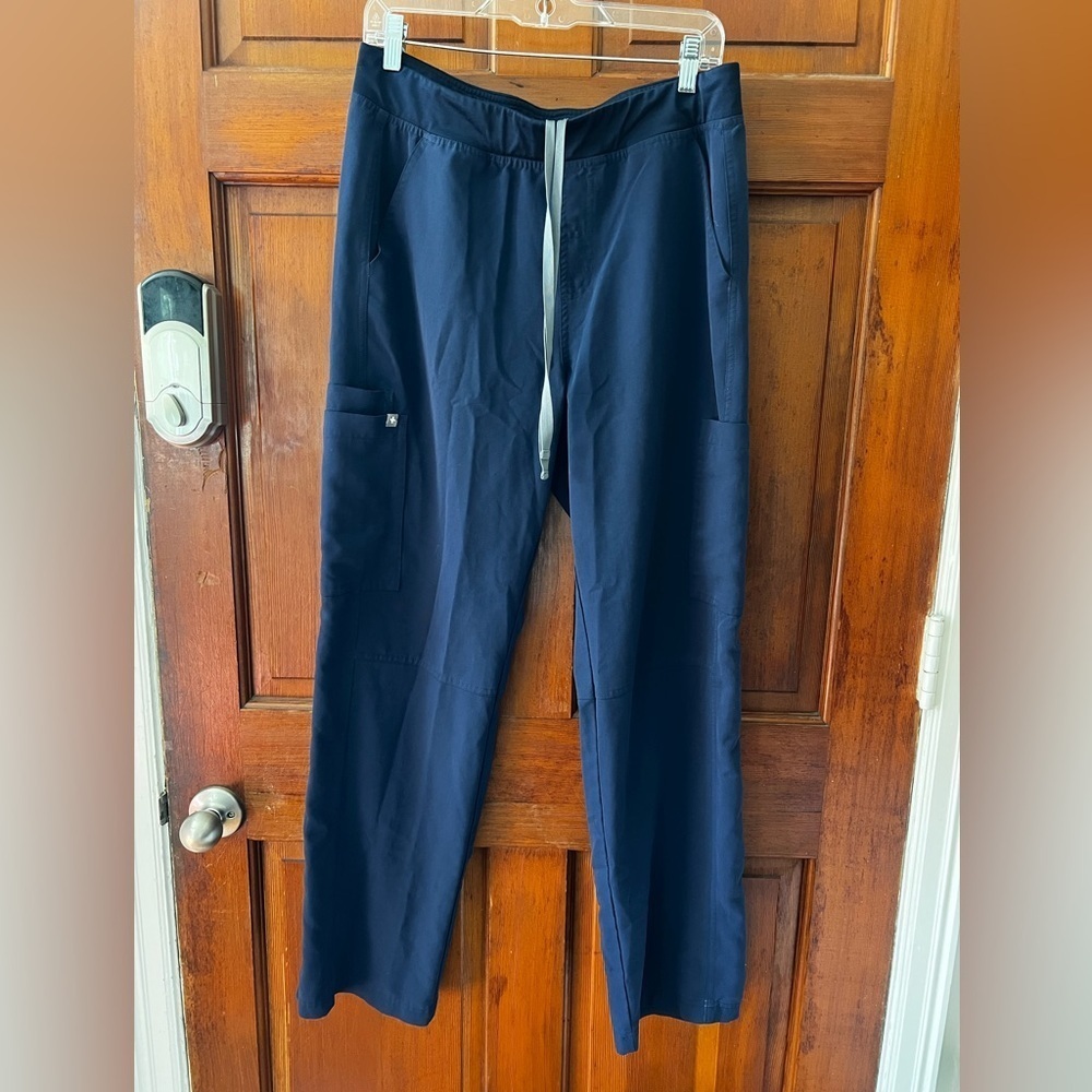 FIGS Yola Straight Leg Scrub Pants Navy Blue Women’s Large Regular - Picture 9 of 10